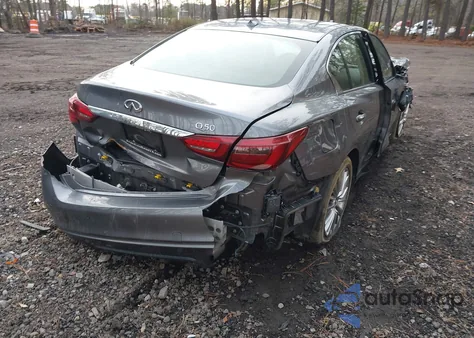 2021 Infiniti Q50 Luxe z USA, uszkodzony, nr VIN JN1EV7BP3MM703202
